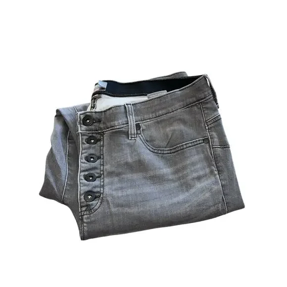 Torrid Bombshell Super Soft Skinny Ankle Jeans In Gray Size 16R - Picture 5 of 8